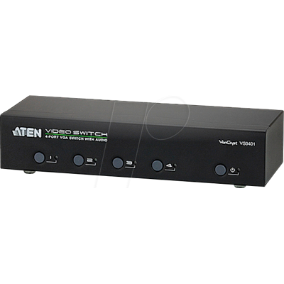 ATEN VS0401 - VGA/Audio Switch, 4-Port ATEN VS0401 - VGA/Audio Switch, 4-Port