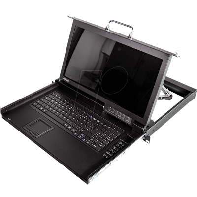 LOGILINK LC004GE - 19 Zoll KVM Konsole, 17" TFT mit Tastatur DE LOGILINK LC004GE - 19 Zoll KVM Konsole, 17" TFT mit Tastatur DE