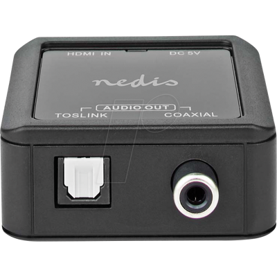 Nedis N ACON3425AT - HDMI Audio Konverter, 1x Coax, 1x Toslink Nedis N ACON3425AT - HDMI Audio Konverter, 1x Coax, 1x Toslink
