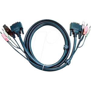 ATEN 2L-7D03UI - KVM Kabel, DVI, Audio, USB, 3 m