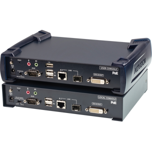 ATEN KE6912 - KVM Over IP Extender, DVI, SFP, USB, Audio