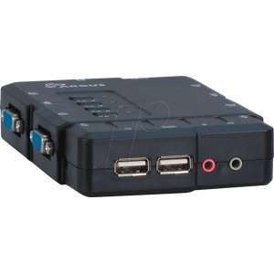 Inter-Tech IT88887167 - 4-Port KVM Switch, VGA