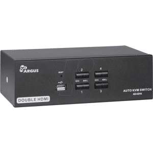 Inter-Tech IT88887244 - 4-Port KVM Switch, HDMI