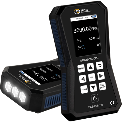 PCE Instruments - PCE-LES 103 - 3 LED - Stroboskop PCE Instruments - PCE-LES 103 - 3 LED - Stroboskop