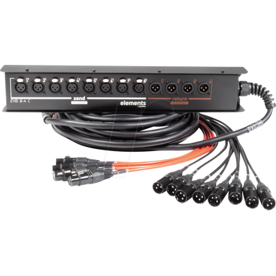 EYB 8-4 C 15 - CORDIAL 12 Kanal (8/4) Multicore mit Stagebox, 15 m EYB 8-4 C 15 - CORDIAL 12 Kanal (8/4) Multicore mit Stagebox, 15 m