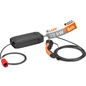 LAPP 64696 - Typ 2 Ladestation 22 kW, 3-ph, 32 A mit CEE Stecker LAPP 64696 - Typ 2 Ladestation 22 kW, 3-ph, 32 A mit CEE Stecker
