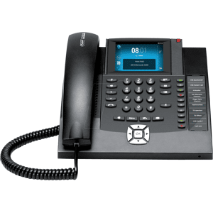 AUERSWALD 90071 - VoIP Telefon, schnurgebunden, basierend auf Android, schwarz