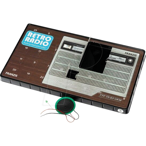 Kerzen Adventskalender – 24 Tage voller Duft und Gemütlichkeit 19 FRANZIS-VERLAG ADV 67106-6 - Adventskalender - Retro-Radio (DE)