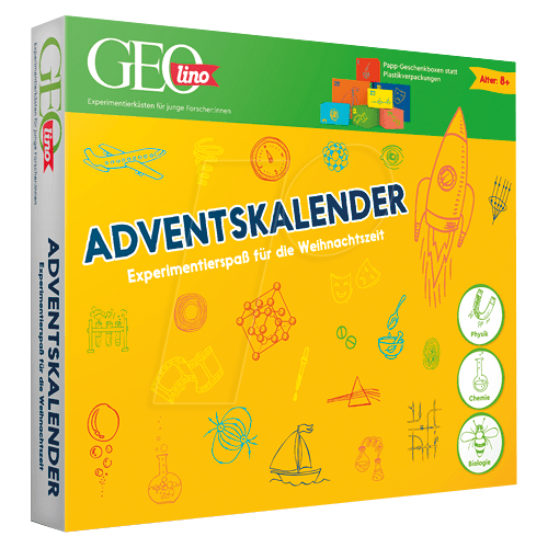 Frühstücks-Adventskalender - Neuheiten 2021 30 FRANZIS-VERLAG ADV 67070-0 - Adventskalender - GEOlino Naturwissenschaften (DE)