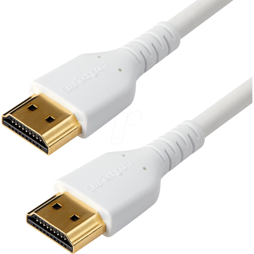 StarTech.com ST RHDMM1MPW - Premium High Speed HDMI Kabel, 4K 60Hz, robust, 1 m