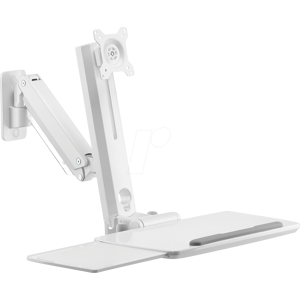 PUREMOUNTS PM-OFFICE-WM-11 - Monitor Halter, 1 Display, mit Tastaturablage, bis 15 kg, 13'' - PUREMOUNTS PM-OFFICE-WM-11 - Monitor Halter, 1 Display, mit Tastaturablage, bis 15 kg, 13'' -