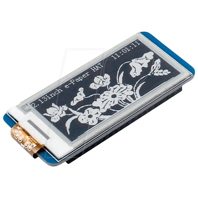 WAVESHARE DEBO EPA 2.1 - Entwicklerboards - Display ePaper, 2,1", schwarz/weiß WAVESHARE DEBO EPA 2.1 - Entwicklerboards - Display ePaper, 2,1", schwarz/weiß