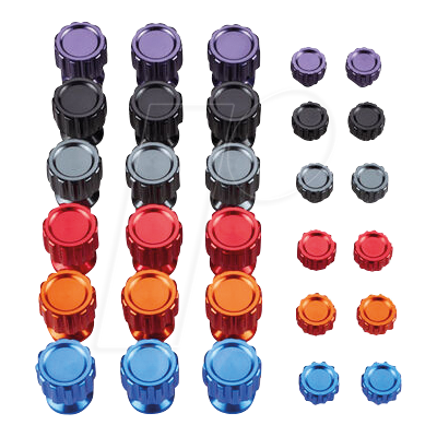 ASE 035-0035031 - Asetek SimSports Aluminum Button Color Kit ASE 035-0035031 - Asetek SimSports Aluminum Button Color Kit