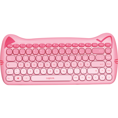 LOGILINK ID0220 - Tastatur-/Maus-Kombination, Funk, kindergerecht, pink LOGILINK ID0220 - Tastatur-/Maus-Kombination, Funk, kindergerecht, pink