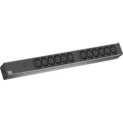 Bachmann BACH 800.2284 - PDU, 19", 1HE, 12x C13 Bachmann BACH 800.2284 - PDU, 19", 1HE, 12x C13