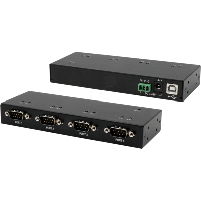 EXSYS EX-13074HM - USB 2.0 Konverter, USB-B auf 4x RS-232, FTDI EXSYS EX-13074HM - USB 2.0 Konverter, USB-B auf 4x RS-232, FTDI