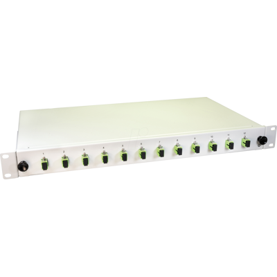 LIGHTWIN LW 12E09OS2SCA - 19" LWL Spleißbox, 12x SC/APC OS2, 1HE LIGHTWIN LW 12E09OS2SCA - 19" LWL Spleißbox, 12x SC/APC OS2, 1HE