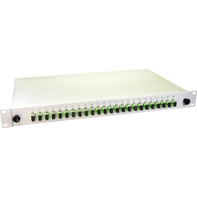 LIGHTWIN LW 24E09OS2SCA - 19" LWL Spleißbox, 24x SC/APC OS2, 1HE LIGHTWIN LW 24E09OS2SCA - 19" LWL Spleißbox, 24x SC/APC OS2, 1HE