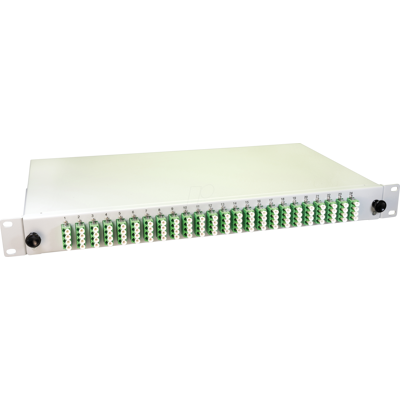 LIGHTWIN LW 96E09OS2QLCA - 19" LWL Spleißbox, 24x LC/APC Quad OS2, 1HE LIGHTWIN LW 96E09OS2QLCA - 19" LWL Spleißbox, 24x LC/APC Quad OS2, 1HE