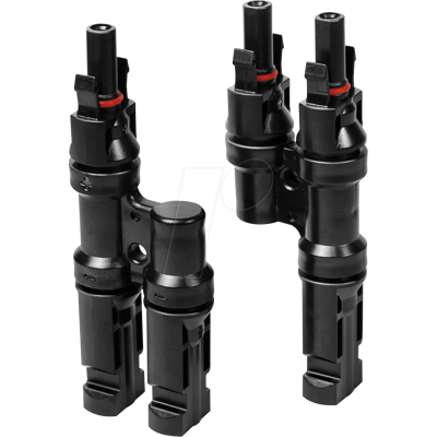 LOGILINK PHC0301 - DL Solar Y-Steckverbinder, 2er-Pack, PVC, Stecker / Buchse LOGILINK PHC0301 - DL Solar Y-Steckverbinder, 2er-Pack, PVC, Stecker / Buchse