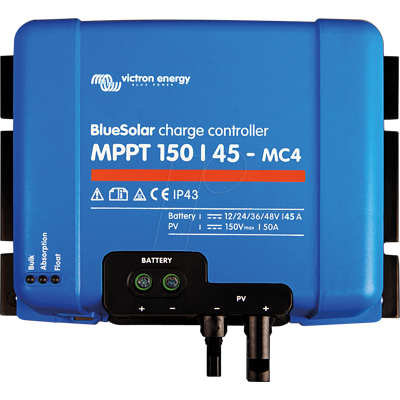 Victron Energy VE SCC010045300 - Solar Laderegler BlueSolar MPPT 150/45-MC4,45A Victron Energy VE SCC010045300 - Solar Laderegler BlueSolar MPPT 150/45-MC4,45A
