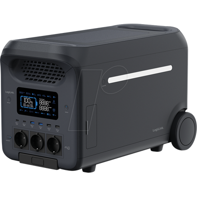 LOGILINK PPS3000 - Tragbare Powerstation, 3000 W, LiFePO4-Akku, Tuya LOGILINK PPS3000 - Tragbare Powerstation, 3000 W, LiFePO4-Akku, Tuya