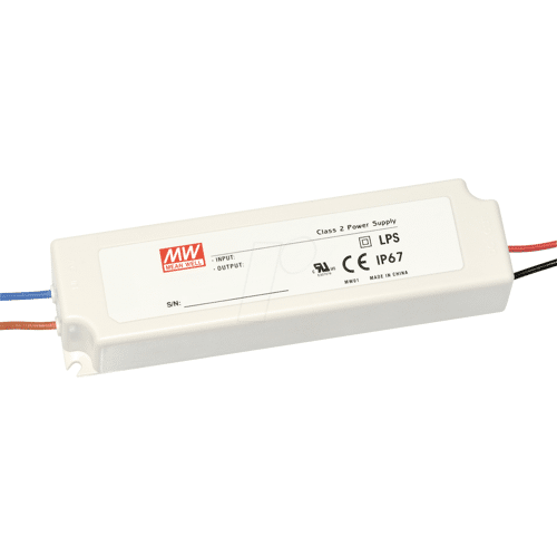 Mean Well MW LPV-60-24 - LED-Trafo, 60 W, 24 V DC, 2500 mA