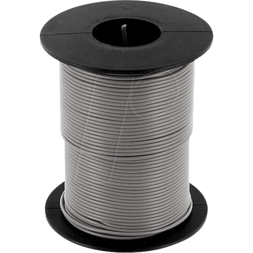 econ Connect ECON KL025GR50 - Kupferlitze 0,25qmm grau Spule 50m