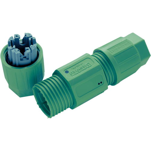 PHOENIX-CONTACT KV 24-24KU - Kabelverbinder, gerade, 4-pol, schwarz