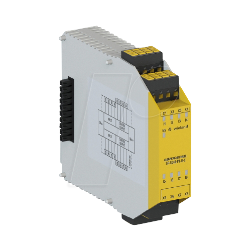 Wieland SP-SDI8-P1-K-C - samosPRO, IN-Modul mit 8 Eingängen, SIL 3