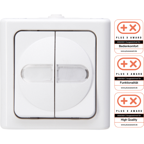 Kopp EL BE 560502004 - BLUE ELECTRIC - Serienschalter, arktisweiß