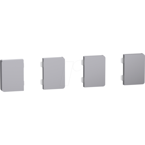 Merten ME MEG6194-6036 - Tastsensor Flex, KNX, System Design, 4fach, Wippe, Edelstahl