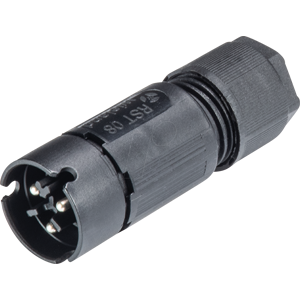 Wieland RST08I3 KS1 SW - Steckverbinder RST Micro 08i3, schwarz Wieland RST08I3 KS1 SW - Steckverbinder RST Micro 08i3, schwarz