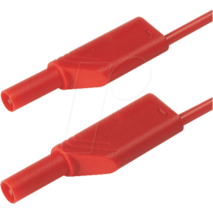 HIRSCHMANN TEST & MEASUREMENT MLS WS 50 RT - Messleitung, 1,0 mm², 0,5 m, rot, gesichert, stapelbar HIRSCHMANN TEST & MEASUREMENT MLS WS 50 RT - Messleitung, 1,0 mm², 0,5 m, rot, gesichert, stapelbar
