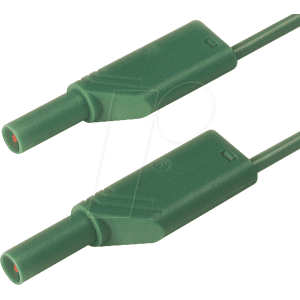HIRSCHMANN TEST & MEASUREMENT MLS WS 100-2 GN - Messleitung, 2,5 mm², 1,0 m, grün, gesichert HIRSCHMANN TEST & MEASUREMENT MLS WS 100-2 GN - Messleitung, 2,5 mm², 1,0 m, grün, gesichert