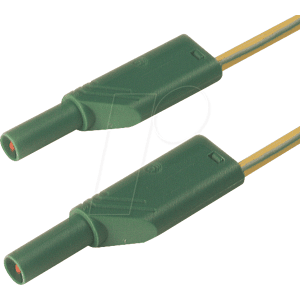 HIRSCHMANN TEST & MEASUREMENT MLS WS 100-2 GG - Messleitung, 2,5 mm², 1,0 m, gelb-grün, gesichert HIRSCHMANN TEST & MEASUREMENT MLS WS 100-2 GG - Messleitung, 2,5 mm², 1,0 m, gelb-grün, gesichert