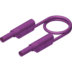 HIRSCHMANN TEST & MEASUREMENT MLS WS 25 25 VT - Messleitung, 2,5 mm², 0,25 m, violett, gesichert, stapelbar HIRSCHMANN TEST & MEASUREMENT MLS WS 25 25 VT - Messleitung, 2,5 mm², 0,25 m, violett, gesichert, stapelbar