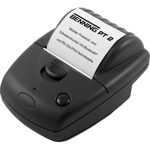 BENNING PT 2 - Etiketten- und Protokolldrucker BENNING PT 2 BENNING PT 2 - Etiketten- und Protokolldrucker BENNING PT 2
