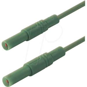 HIRSCHMANN TEST & MEASUREMENT MLS GG 100 25 GN - Messleitung, 2,5 mm², 1,0 m, grün, gesichert HIRSCHMANN TEST & MEASUREMENT MLS GG 100 25 GN - Messleitung, 2,5 mm², 1,0 m, grün, gesichert