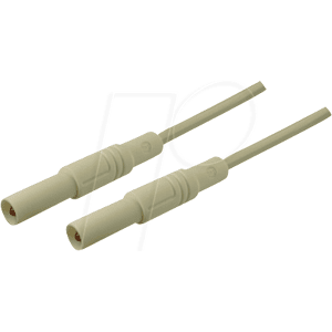HIRSCHMANN TEST & MEASUREMENT MLS GG 100 25 WS - Messleitung, 2,5 mm², 1,0 m, weiß, gesichert HIRSCHMANN TEST & MEASUREMENT MLS GG 100 25 WS - Messleitung, 2,5 mm², 1,0 m, weiß, gesichert