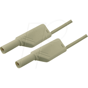 Hirschmann Test & Measurement Kabel - Weiß - 4 mm Sicherheits-Testleitung - 1m Hirschmann Test & Measurement Kabel - Weiß - 4 mm Sicherheits-Testleitung - 1m