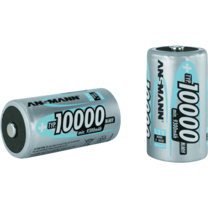 Ansmann NH MONO ANS - NiMh Akku, D (Mono), 10000 mAh, 1er-Pack Ansmann NH MONO ANS - NiMh Akku, D (Mono), 10000 mAh, 1er-Pack