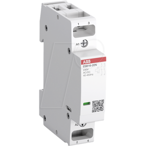 ABB ESB16-20N-06 - Installationsschütz 16 A, 2S/0Ö, 230 V AC/DC ABB ESB16-20N-06 - Installationsschütz 16 A, 2S/0Ö, 230 V AC/DC