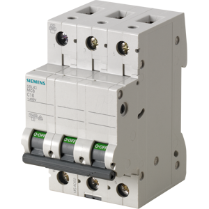 Siemens 5SL4306-6 - Leitungsschutzschalter - 3-polig, 6A Siemens 5SL4306-6 - Leitungsschutzschalter - 3-polig, 6A