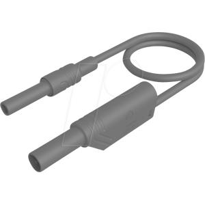 HIRSCHMANN TEST & MEASUREMENT MAL S WSB 100 GR - Messleitung, 2,5 mm², 1,00 m, grau, gesichert, stapelbar HIRSCHMANN TEST & MEASUREMENT MAL S WSB 100 GR - Messleitung, 2,5 mm², 1,00 m, grau, gesichert, stapelbar