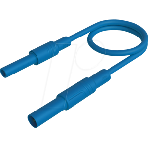 HIRSCHMANN TEST & MEASUREMENT MAL SGG-B 25 BL - Messleitung, 2,5 mm², 0,25 m, blau, gesichert HIRSCHMANN TEST & MEASUREMENT MAL SGG-B 25 BL - Messleitung, 2,5 mm², 0,25 m, blau, gesichert