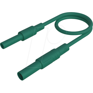 HIRSCHMANN TEST & MEASUREMENT MAL SGG-B 100 GN - Messleitung, 2,5 mm², 1,00 m, grün, gesichert HIRSCHMANN TEST & MEASUREMENT MAL SGG-B 100 GN - Messleitung, 2,5 mm², 1,00 m, grün, gesichert