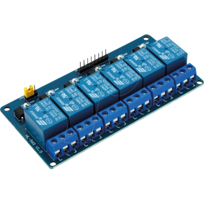 FREI DEBO RELAY 6CH - Relaismodul, 6 Kanäle, 5 V FREI DEBO RELAY 6CH - Relaismodul, 6 Kanäle, 5 V