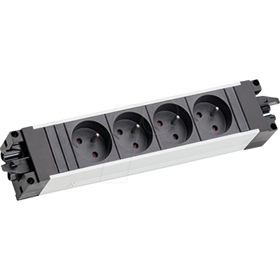 BACHMANN BACH 90610934 - Aluminium Steckdose 4xAusgang 35° Frankreich - Elektrosockel BACHMANN BACH 90610934 - Aluminium Steckdose 4xAusgang 35° Frankreich - Elektrosockel