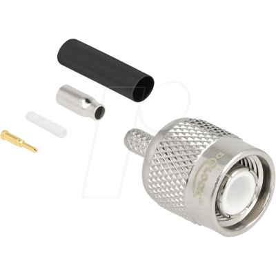 DELOCK 91761 - TNC Stecker zum Crimpen RG-174 / RG-316 mit passendem Schrumpfsc DELOCK 91761 - TNC Stecker zum Crimpen RG-174 / RG-316 mit passendem Schrumpfsc